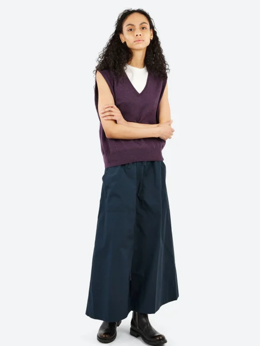 Discount - Sonia Vest in Violet Fonce Women Tops & Blouses | Knitwear