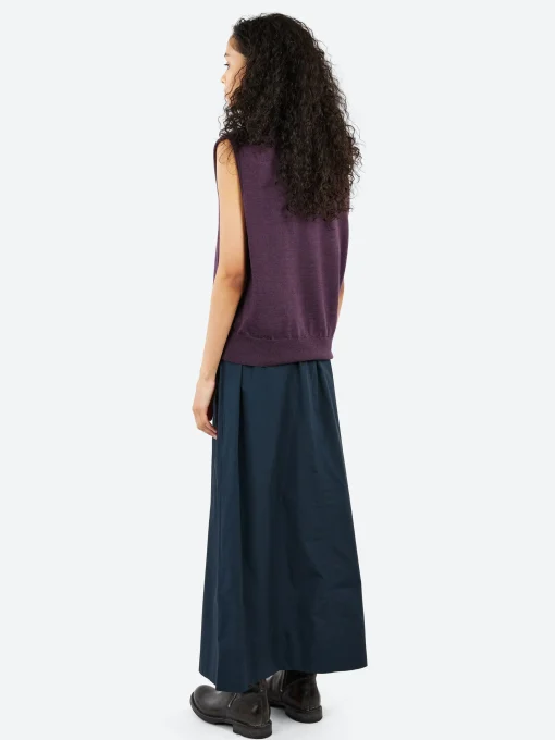 Discount - Sonia Vest in Violet Fonce Women Tops & Blouses | Knitwear