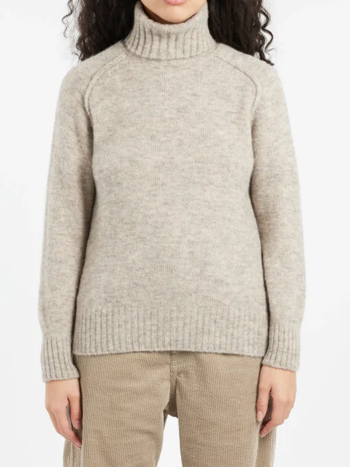 New - Windy Turtleneck in Gris and Beige Women Tops & Blouses | Overalls & Jumpsuits