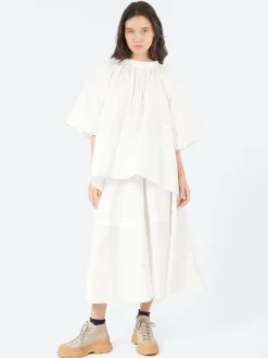Hot - Barcelona in Off White Combi 1 Women Tops & Blouses