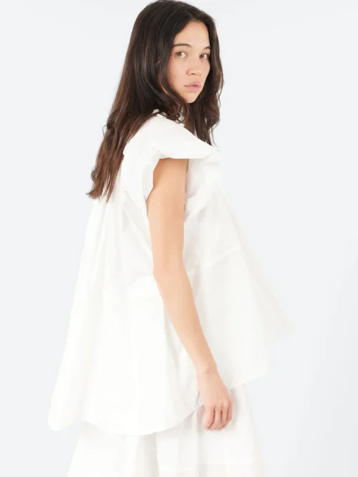 Hot - Barcelona in Off White Combi 1 Women Tops & Blouses