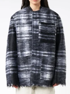 Discount - Croft Coat in Black Tartan Women Outerwear