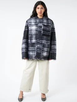 Discount - Croft Coat in Black Tartan Women Outerwear