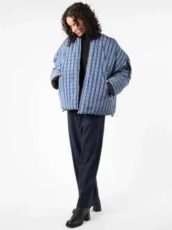Hot - Origin Puffer Jacket in Blue and Black Women Outerwear