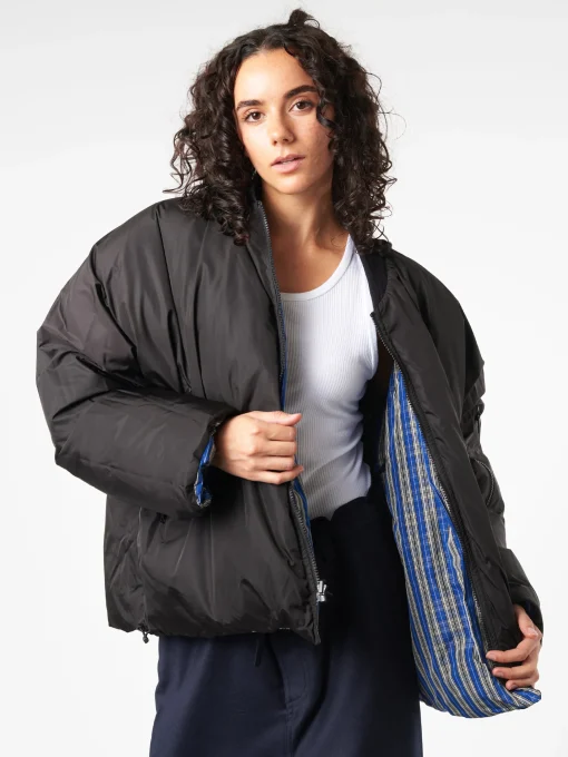 Hot - Origin Puffer Jacket in Blue and Black Women Outerwear