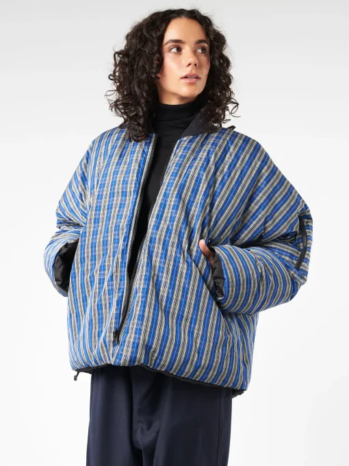 Hot - Origin Puffer Jacket in Blue and Black Women Outerwear