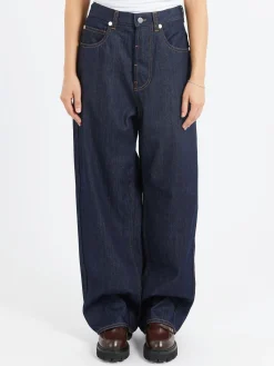 Clearance - Peggy Jeans in Raw Blue Women Pants | Overalls & Jumpsuits