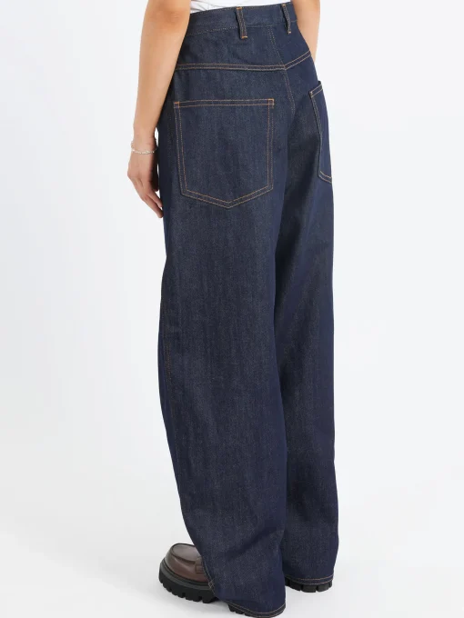 Clearance - Peggy Jeans in Raw Blue Women Pants | Overalls & Jumpsuits