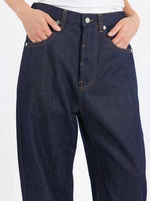 Clearance - Peggy Jeans in Raw Blue Women Pants | Overalls & Jumpsuits