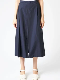 Discount - Decagon Skirt in Night Blue Cotton Women Skirts | Overalls & Jumpsuits