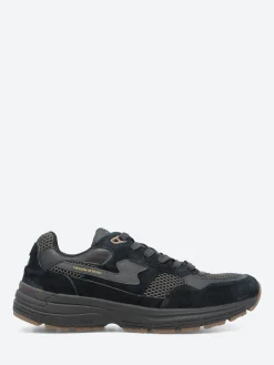 New - Amiel S-Strike in Tech Black Sneakers