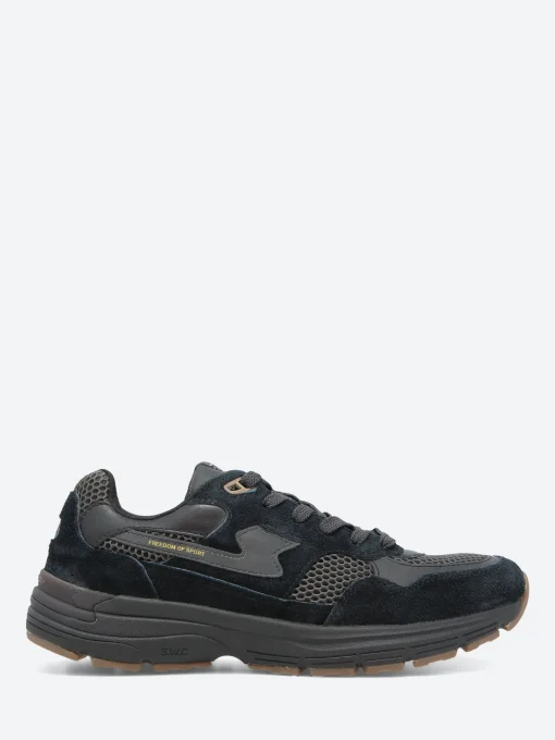 New - Amiel S-Strike in Tech Black Sneakers