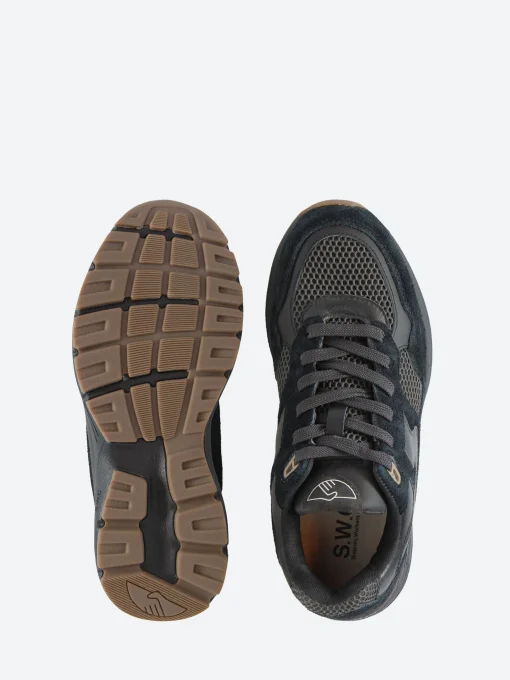 New - Amiel S-Strike in Tech Black Sneakers