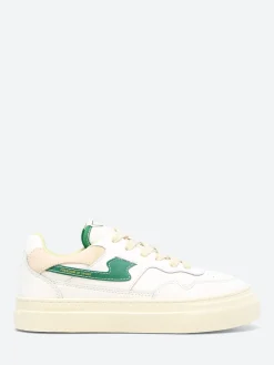 Sale - Pearl S-Strike in White and Green Women Sneakers | Sneakers