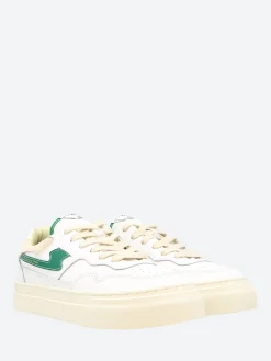 Sale - Pearl S-Strike in White and Green Women Sneakers | Sneakers