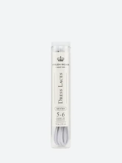 Discount - Brights Dress Laces 32" in Isolar Silver Clothing & Shoe Care | Shoe Care