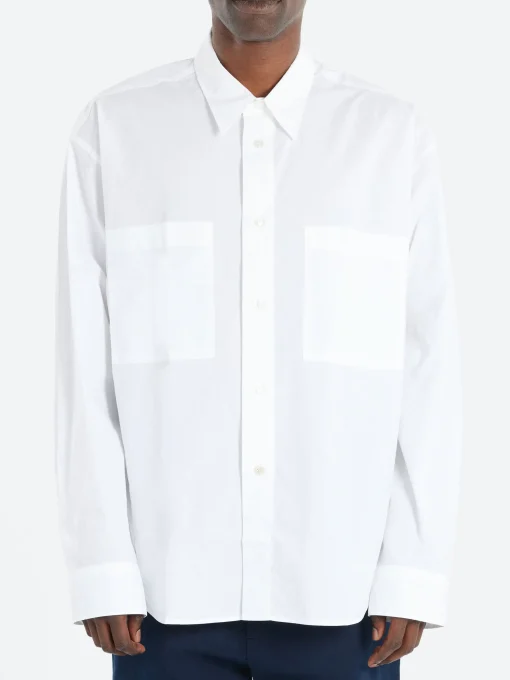 Best - Salin Shirt in White Button-Ups