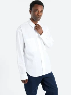 Best - Salin Shirt in White Button-Ups