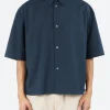 Hot - Sanko Shirt in Dark Navy Button-Ups