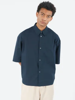 Hot - Sanko Shirt in Dark Navy Button-Ups
