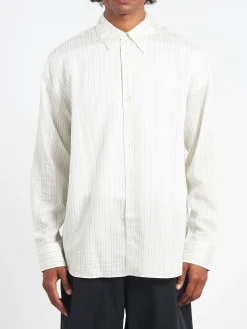 Hot - View Shirt in Ecru and Black Button-Ups