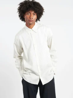 Hot - View Shirt in Ecru and Black Button-Ups