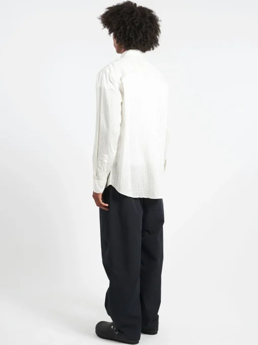 Hot - View Shirt in Ecru and Black Button-Ups