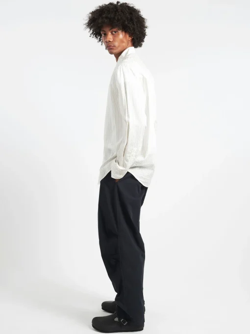 Hot - View Shirt in Ecru and Black Button-Ups