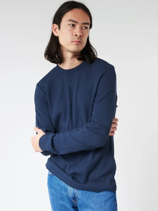 Hot - Long Sleeve Waffle T-Shirt in T-Shirts