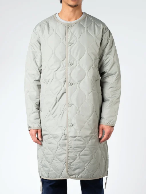 Best - Military Crew Neck Down Coat in Sage Green Women Outerwear | Outerwear