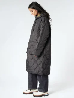 Clearance - Military Hood Long Down Coat in Women Outerwear | Overalls & Jumpsuits