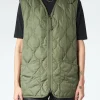 Discount - Military V-Neck Zip Down Vest in Women Outerwear | Overalls & Jumpsuits