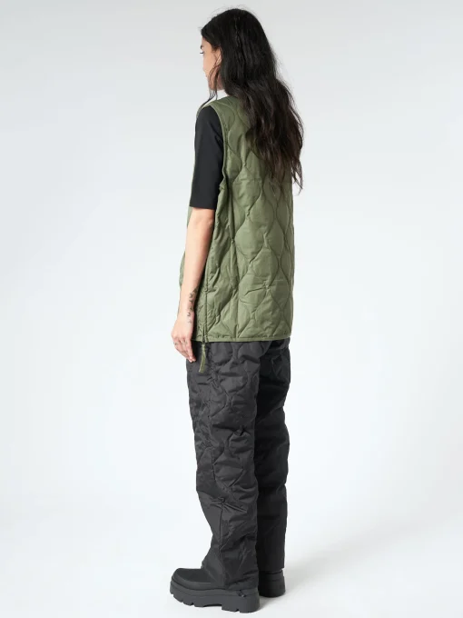 Discount - Military V-Neck Zip Down Vest in Women Outerwear | Overalls & Jumpsuits