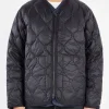 Online - Military Zip V-Neck Down Jacket in Women Outerwear | Outerwear