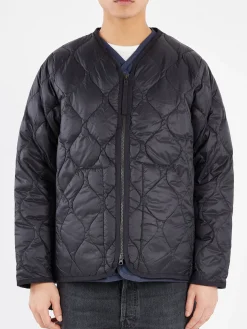 Online - Military Zip V-Neck Down Jacket in Women Outerwear | Outerwear