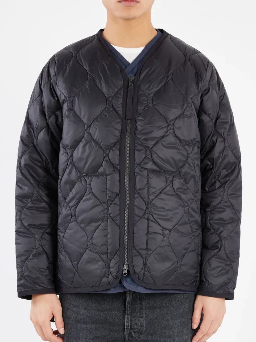 Online - Military Zip V-Neck Down Jacket in Women Outerwear | Outerwear