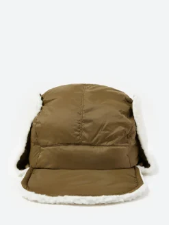 Outlet - Mountain Reversible Down X Boa Warm Cap in Olive and Ivory Women Hats | Hats