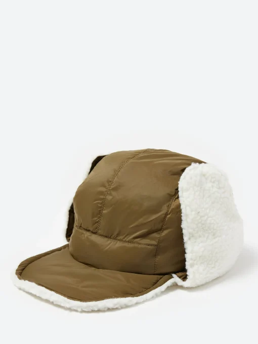 Outlet - Mountain Reversible Down X Boa Warm Cap in Olive and Ivory Women Hats | Hats