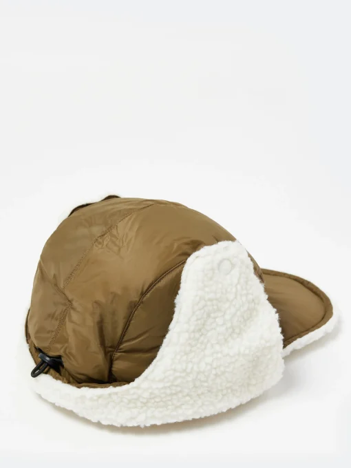 Outlet - Mountain Reversible Down X Boa Warm Cap in Olive and Ivory Women Hats | Hats