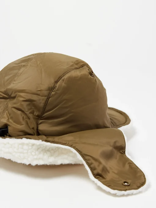 Outlet - Mountain Reversible Down X Boa Warm Cap in Olive and Ivory Women Hats | Hats