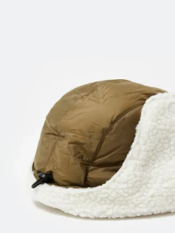 Outlet - Mountain Reversible Down X Boa Warm Cap in Olive and Ivory Women Hats | Hats