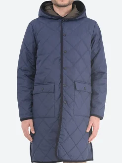 Discount - Piping Hood Long Down Coat in Women Outerwear | Outerwear