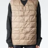 Clearance - V-Neck Button Down Vest in Women Outerwear | Outerwear