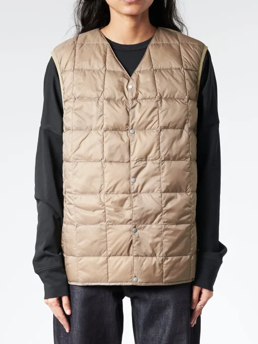 Clearance - V-Neck Button Down Vest in Women Outerwear | Outerwear