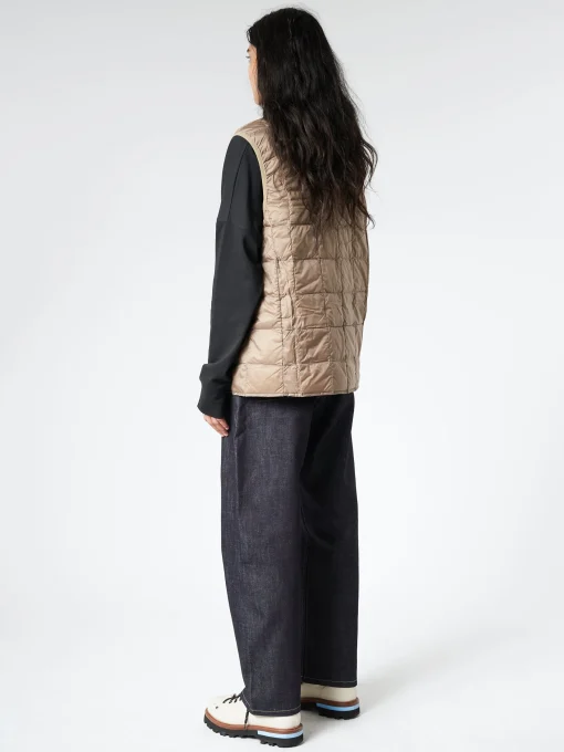Clearance - V-Neck Button Down Vest in Women Outerwear | Outerwear