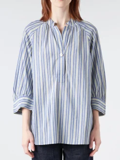 Hot - Catrin Stripe Raglan Shirt in Women Tops & Blouses
