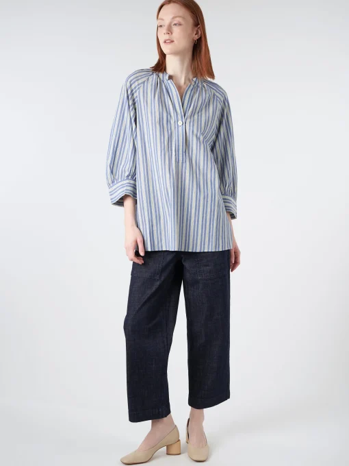 Hot - Catrin Stripe Raglan Shirt in Women Tops & Blouses
