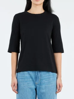 Discount - Cleo Tee in Carbon Black Women Tops & Blouses | T-Shirts