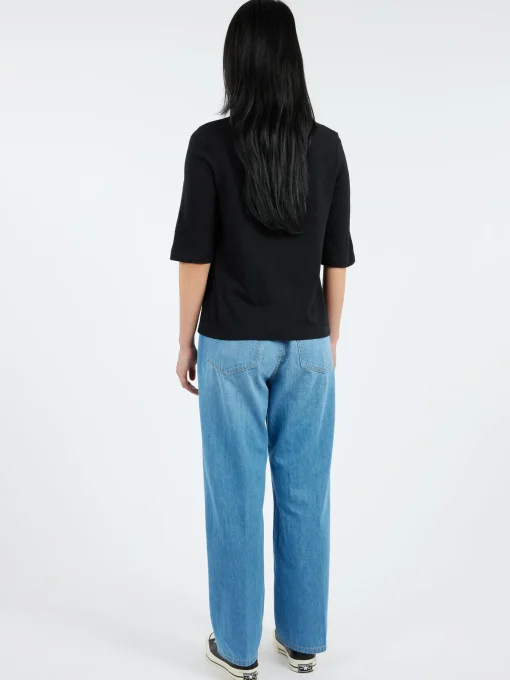 Discount - Cleo Tee in Carbon Black Women Tops & Blouses | T-Shirts