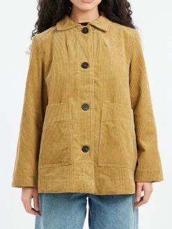 Hot - Cord Jacket in Golden Sand Women Outerwear